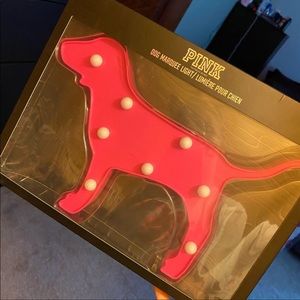 PINK dog logo light